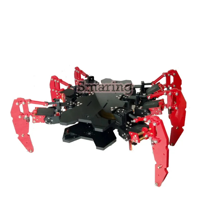 

Six Legs Aluminium Alloy Robotic Spider Robot Frame Kit for DIY Robot Accessories