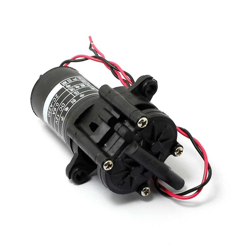 12V Mini Gear Pump Self-Sucking Water Pump (0-100 degrees) Corrosion-Resistant ZC-A250