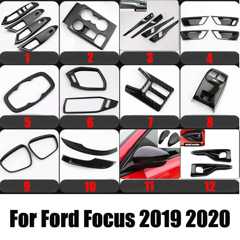 Auto Styling Zubehör Spezielle Externe Dekorative Aufkleber Trim Fall Für Ford Focus 4 mk4 Limousine