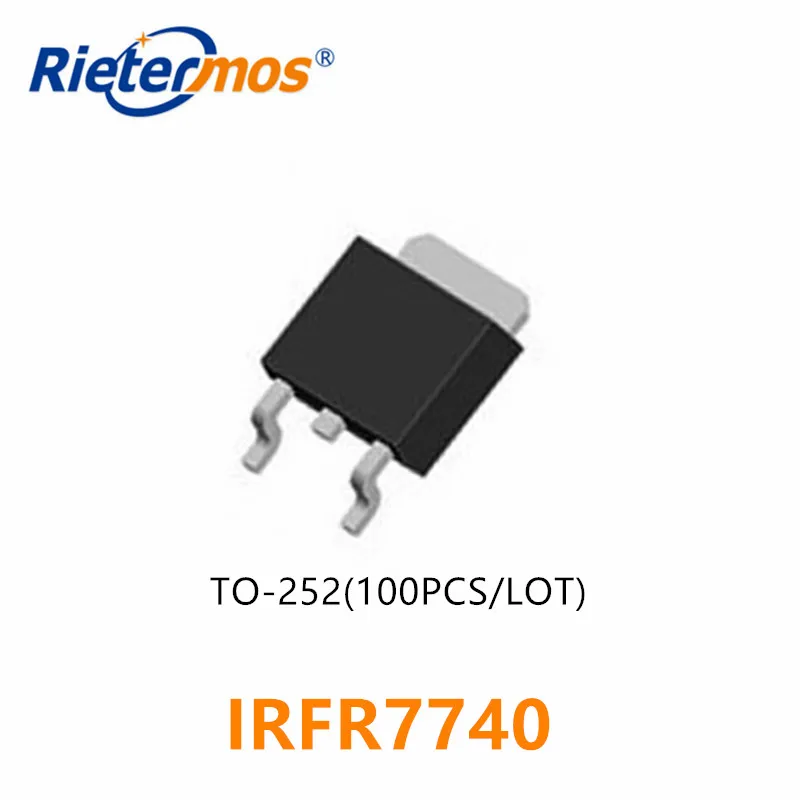 100 قطعة IRFR7740 IRFR7740PBF FR7740 N-CHANNEL 75V SMD