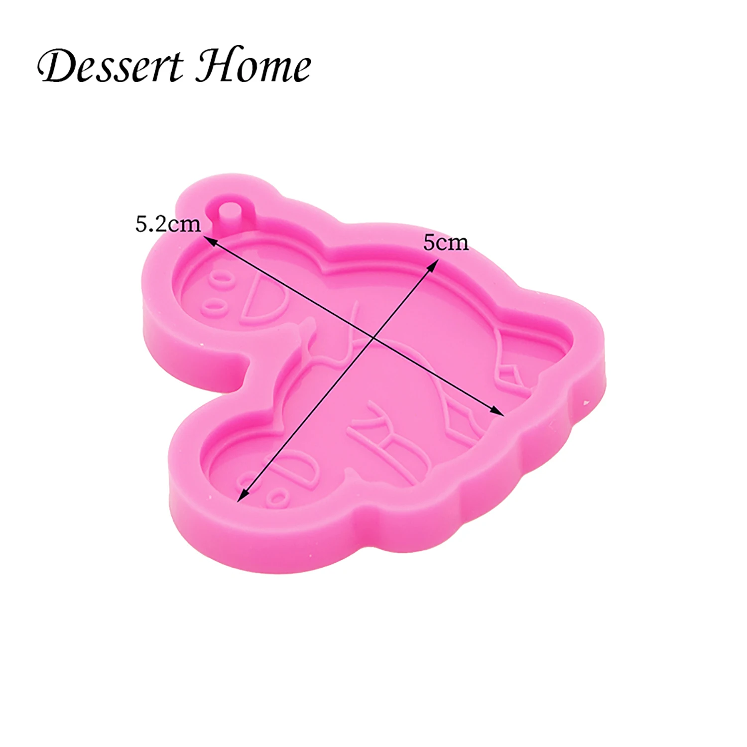 DY1059 Shiny Boy Person Resin Keychain Mold, Crafts with Epoxy Art Diy Chocolate Fondant Cake Decoration Silicone Mold