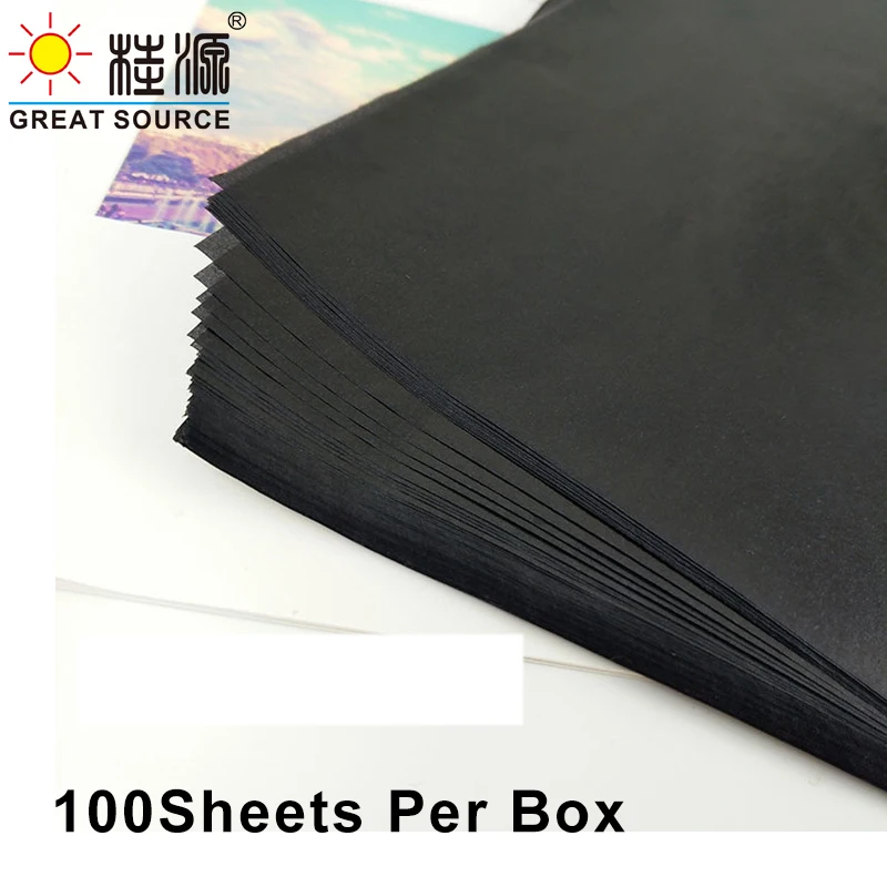 Mqq Carbon Copy Paper schwarz blau ein-oder doppelseitig 100 Blatt pro Karton