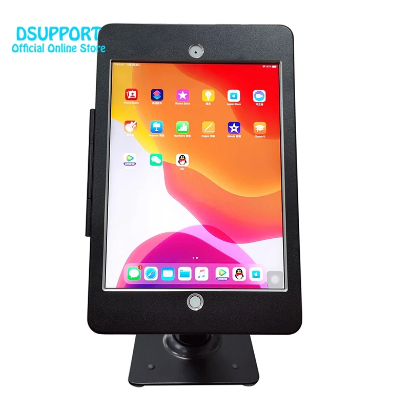 Imagem -02 - Apto para 10.2 Polegada Ipad Tablet pc Suporte Suporte de Exibição Quiosque Bloqueio de Montagem Gabinete Case