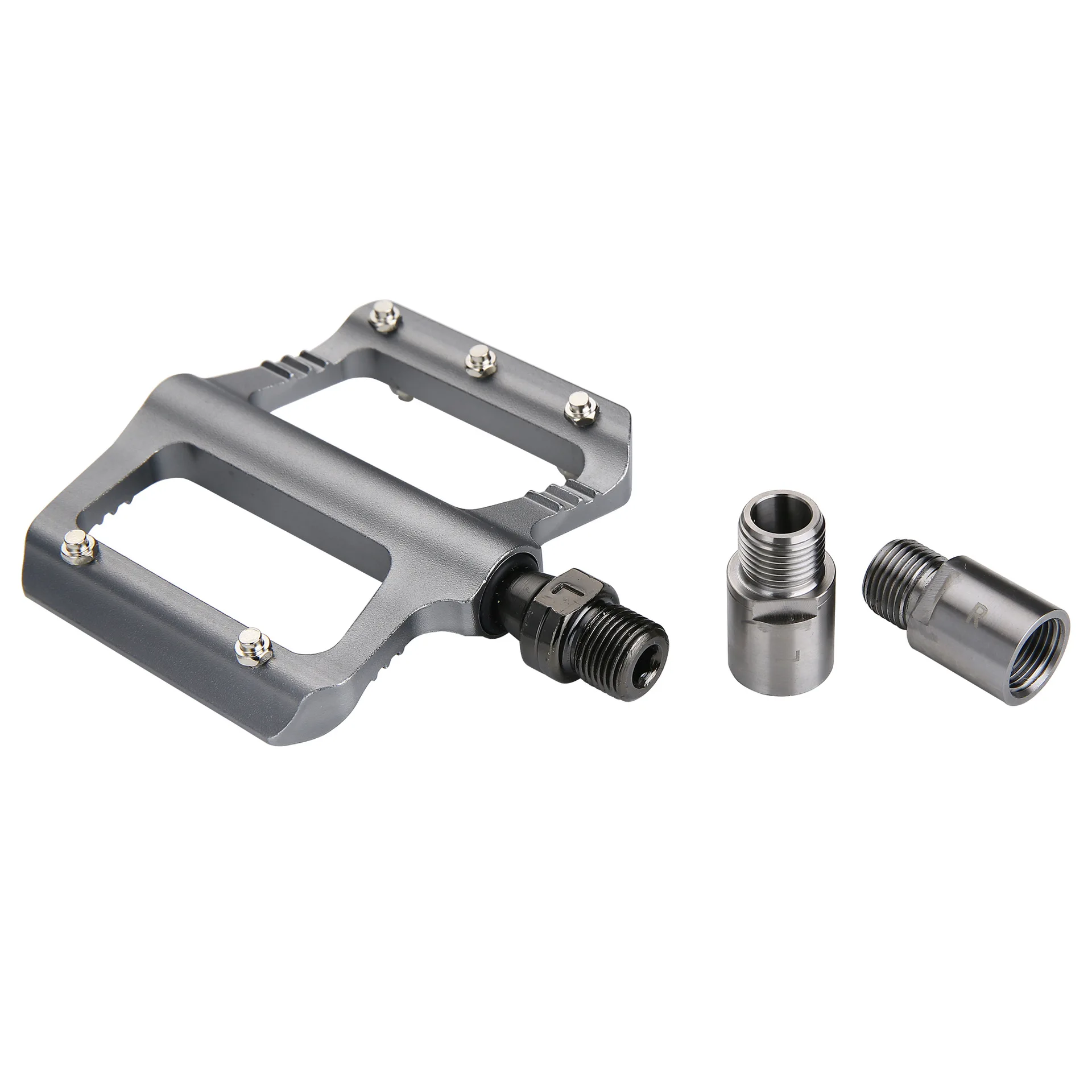 

Mountain Road Bike Titanium Pedal Extender 20mm Lock Pedal Extension DIY Accessories Right and Left Extenders