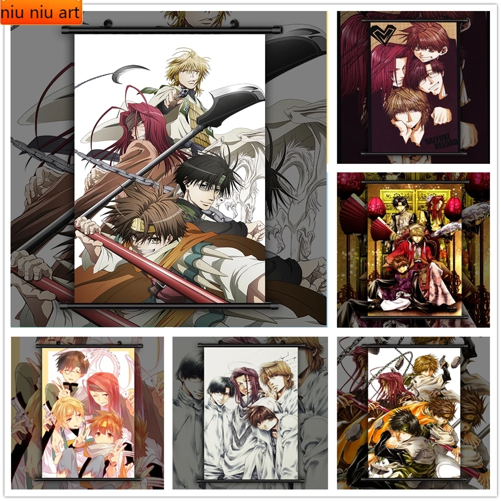 Diamond Mosaic Saiyuki Sanzo Goku Hakkai Gojyo Anime Diamond Painting Cross Stitch Kits Home Decoration Diy Christmas