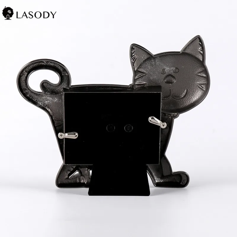 Metal Decoration Photo Frame Cat Pet  Memorial Gift  Kids Picture Frames Home Decor  LASODY