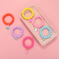 Makersland Cute Friendship Bracelets For Children Fruit Soft Clay Beads For Bracelets Jewelry Accessories Design Trend Wholesale
