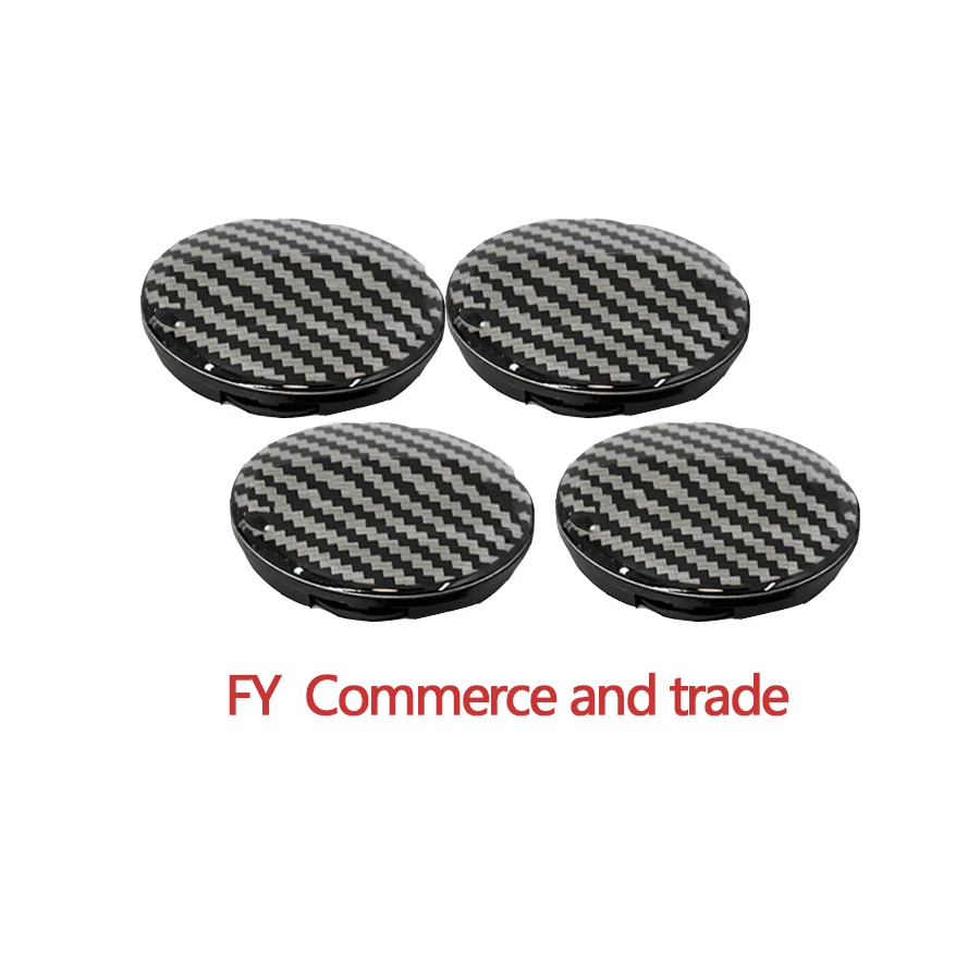 4pcs 55 mm for OZ Racing M582 of Carbon fiber color Alloy Wheel Center Caps Hub Rim Caps