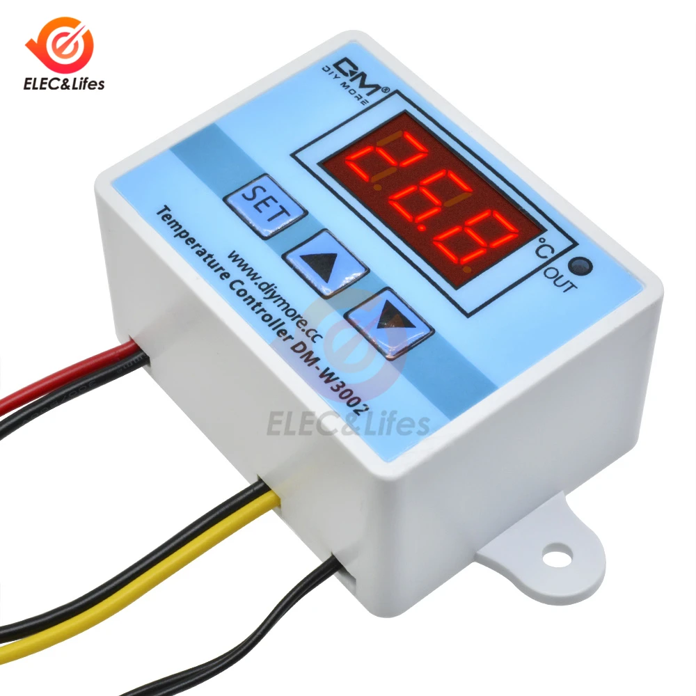 W3002 110V/220V/12V 10A Digital LED Temperature Controller Digital Thermoregulator Thermostat Control Switch Meter W3002