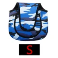 Azul camuflaje-S