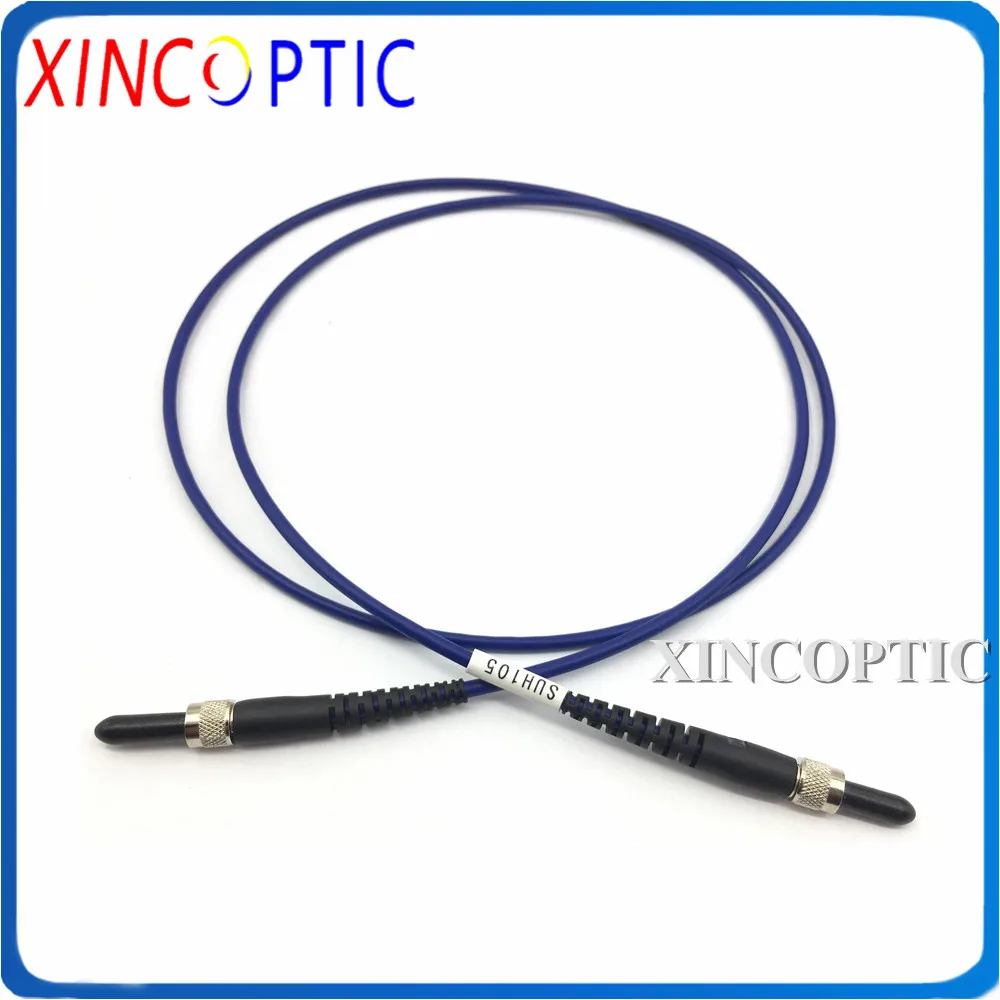 SUH100 SMA905-SMA905 3.0mm 105/125 UV-VIS200-1100nm 0,22na 1/2/3/5M kabel Patch serat optik SMA 100um