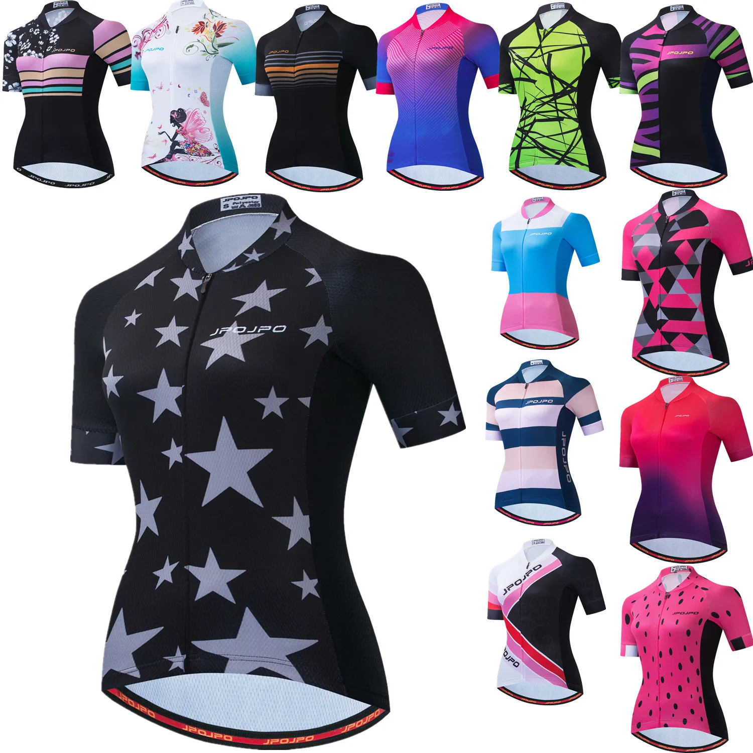 Cycling Jersey Women MTB Jersey Maillot Breathable shirts Short sleeve Racing Bike jersey Mountain Bike Clothes S-3XL