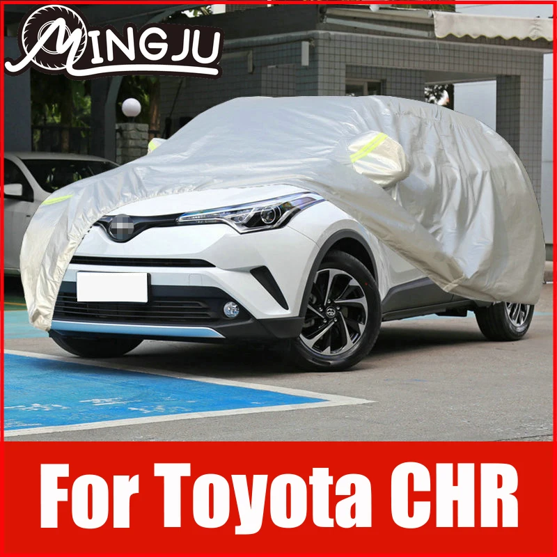 

Full Car Covers Protection Case Waterproof Universal Sun Shade Oxford Cloth Accessories For Toyota Chr C-hr 2018 2019 2020 2021