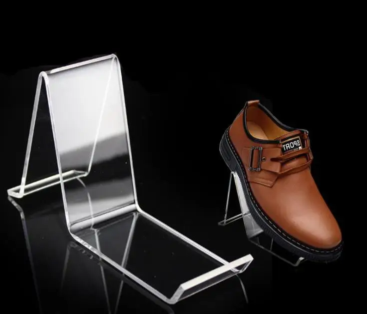 

Fashion Clear Acrylic Shoe Rack Holder Simple Shoes Display Stand Shelf Wholesale