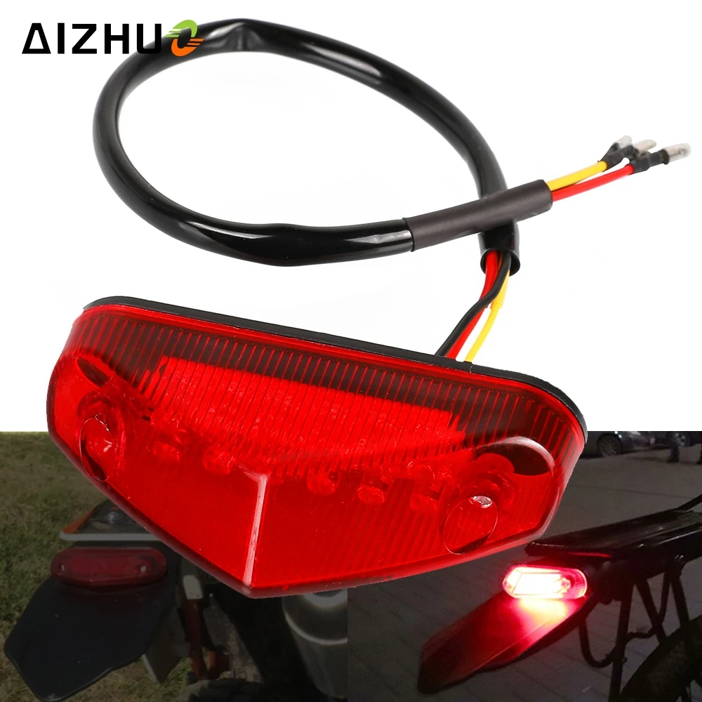 Dirt Bike Rear Fender 12 LED Stop Turn Signal Light FOR GASGAS EC2T EC 2T EC2 T 250EC 250 EC 250EC 250 EC 300EC 300 EC 2000-2018