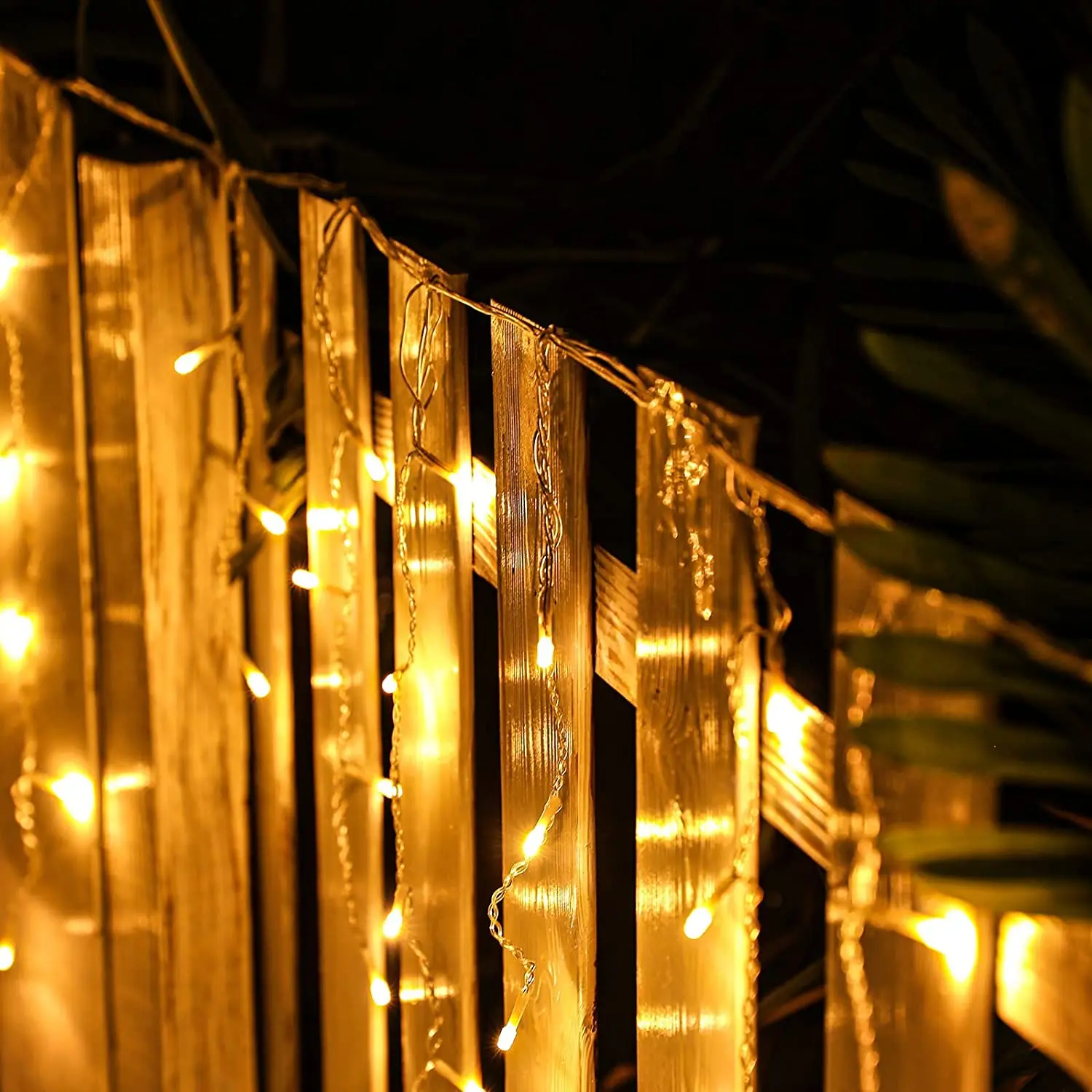 Imagem -02 - Decorações de Natal para Casa 2025 Led Icicle Light Ano Novo 2025 Garland 5m Droop 0.60.8m Fairy Light Street Garland Inverno para Natalcasamentoexteriorfestaquartodecoração de Casa