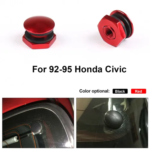 Puntal de cristal trasero para Honda Civic 3Dr Hatchback EG6 CRV, Kit de Hardware completo, 92-95