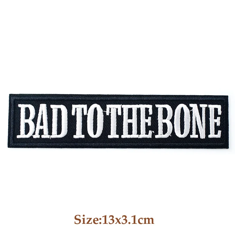 Written Words Iron-On Patches Cloth Mend Decorate Clothes Apparel Sewing Decoration Applique Badges