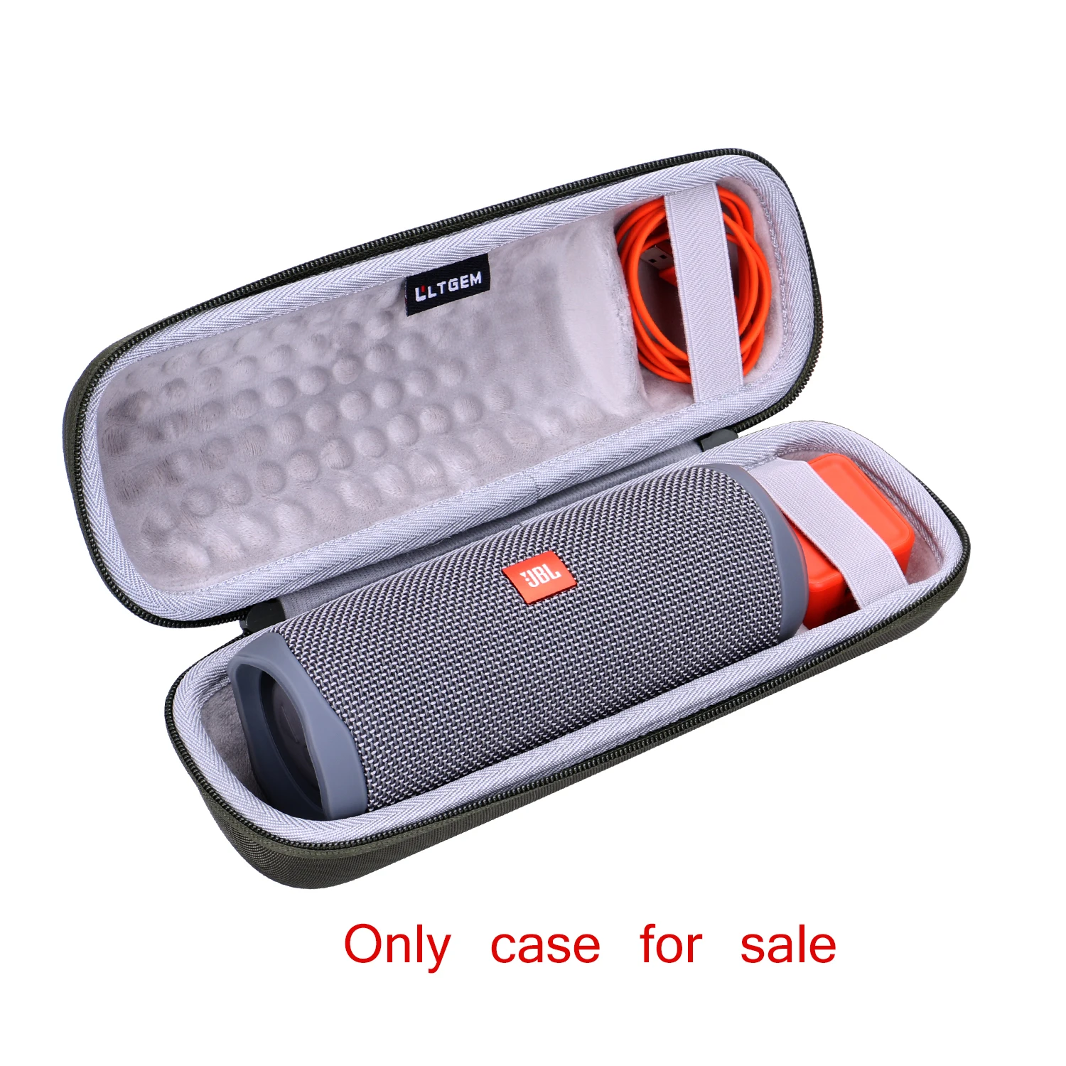 LTGEM-funda rígida de EVA para Altavoz Bluetooth, bolsa de almacenamiento protectora de viaje, impermeable, portátil, para JBL FLIP 5, FLIP 4, FLIP 3