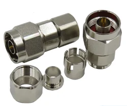 2PCS High Quanlity Connector N Male Jack Clamp RG8 RG213 LMR400 RG165 7D-FB Cable RF Coaxial Adapters