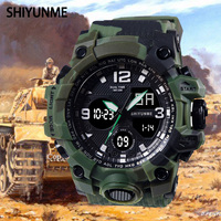 SHIYUNME Top Brand Men Digital Watch Military Watches Fashion Sports Waterproof Dual Display Wristwatches Relogio Masculino