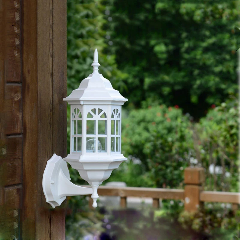 Nordic Lamps And Lanterns Simple Balcony Wall Lamp Outdoor Waterproof Terrace Wall Lamp Villa Outdoor Corridor Store Decoration