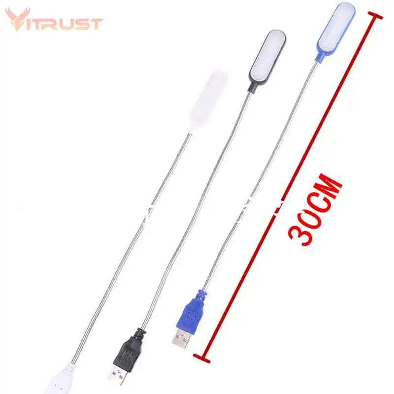 USB Di Động Đọc Sách Mini Đèn Sách Bàn Đèn Linh Hoạt Với 6 Đèn LED Cho Công Suất Ngân Hàng Laptop