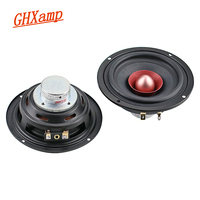 GHXAMP 4 Inch HIFI Full Range Speaker Unit DIY 4ohm 25W Neodymium iron Boron Cotton hemp Fiber Vocal instruments 116MM 2pcs