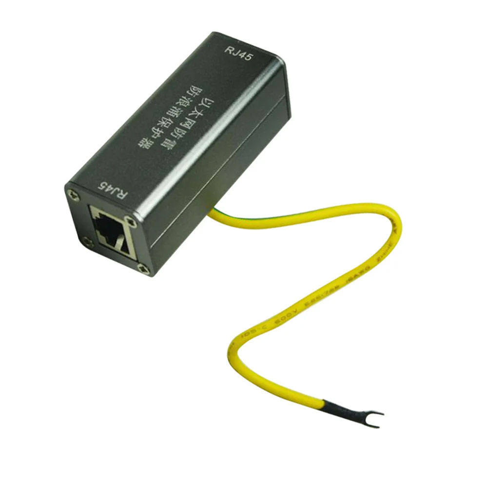 Защитный адаптер PoE + Gigabit 1000Mbs RJ45 Jack к RJ45