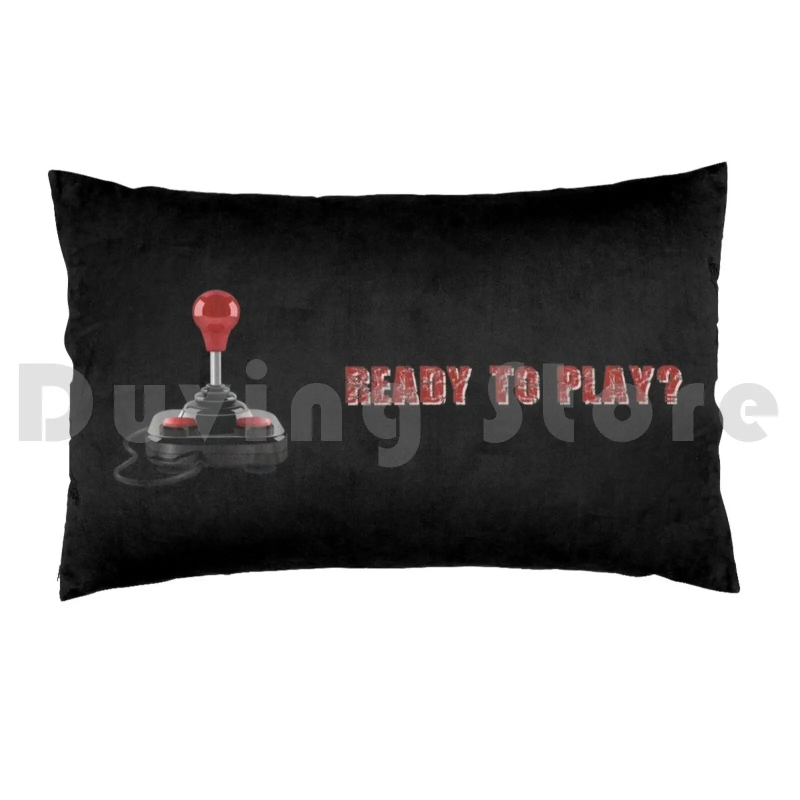 Ready To Play ? By Mommotti Pillow Case DIY 50*70 Play Games Ready Joystick Mommotti Pc Ps Nerd