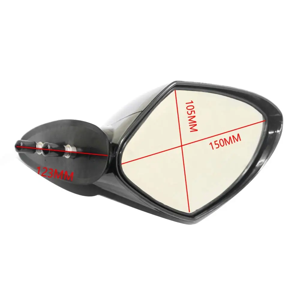 Motorboat Accessories ABS Motorboat Rearview Mirror Jet Ski Mirror for Yamaha Pwc Waverunner VX 110 Deluxe Side Rear View Mirror