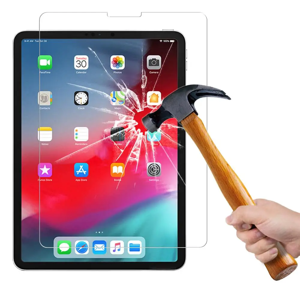 for iPad Pro 11 2018 Screen Protector, Tablet Protective Film Anti-Scratch Tempered Glass for iPad Pro 11 2018