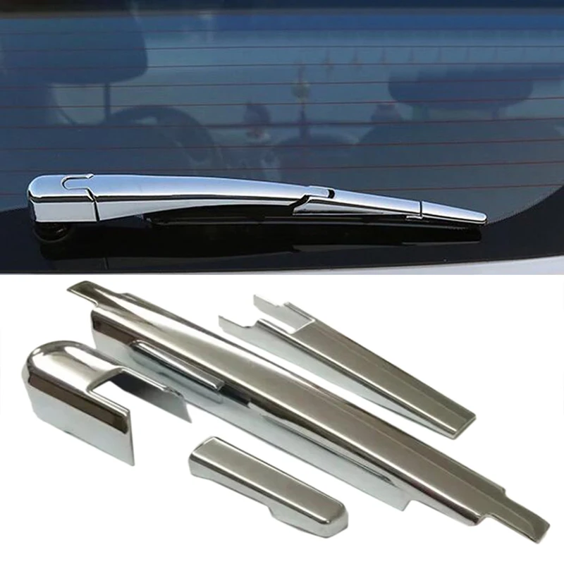 

Автомобильный Стайлинг для Hyundai Tucson ix35 2018, ABS хромированная крышка стеклоочистителя заднего стекла, молдинг, накладка, бесплатная доставка