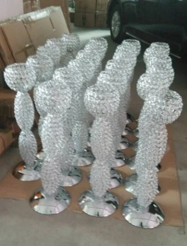 

Hot sale crystal decoration table centerpiece for wedding decoration senyu0786