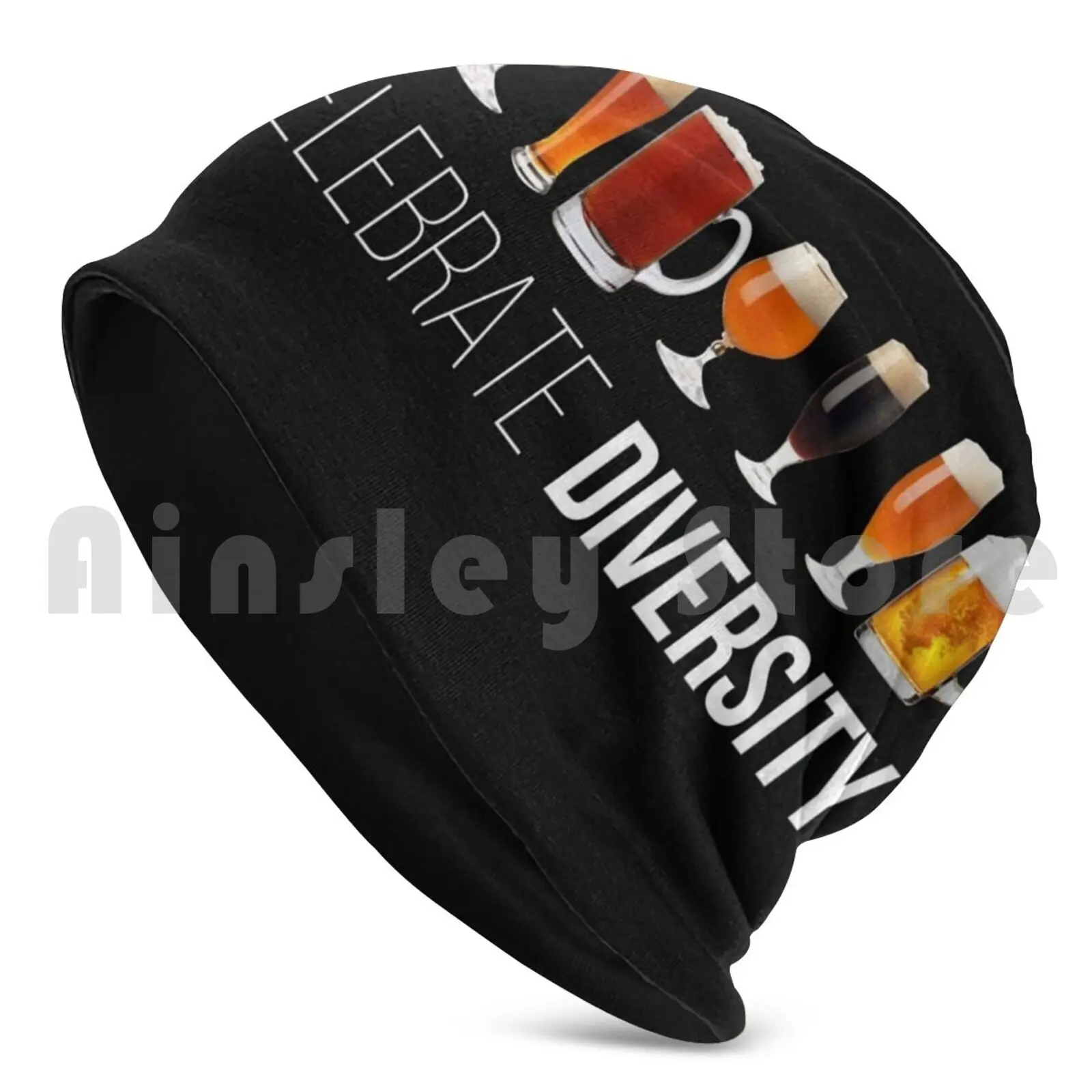 Celebrate Diversity Beanie Hedging Cap DIY Print Cushion Diversity Celebrate Drink University Party Beer Budweiser Brand Mark