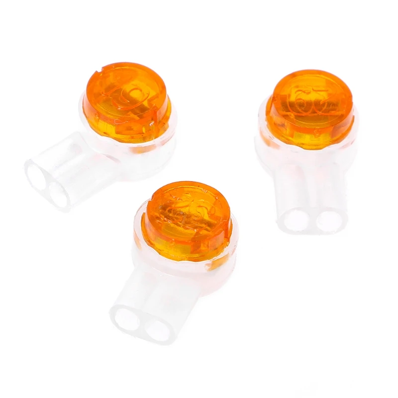 100Pcs UY2 K2 Connector Grease Filling Butt Wire Line Terminal Connector Electrical Equipment