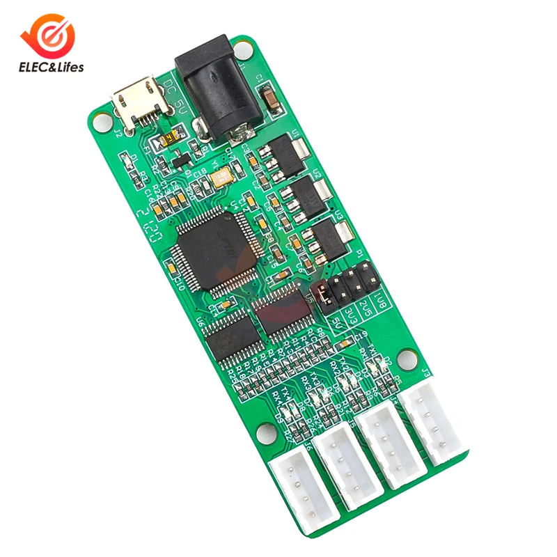 FT4232-4TTL USB to 4 Channel TTL Module UART Serial Port Module VCC TX RX 5V/3.3/2.5V/1.8V