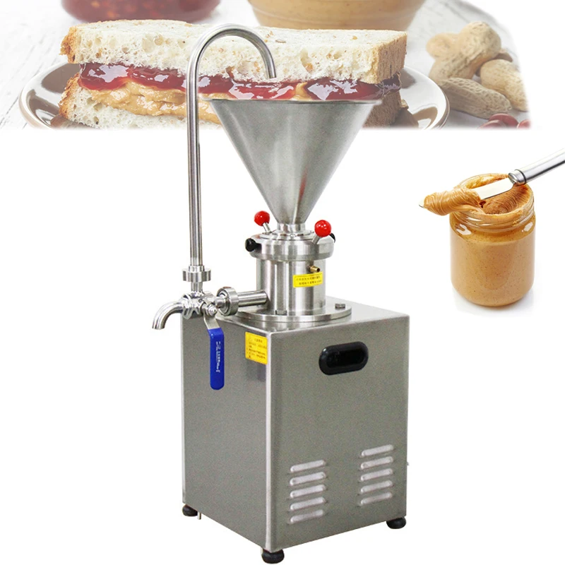 JMC60 Commercial Peanut Butter Maker Colloid Mill Machine Soybean Sesame Grinder Nuts Butter Making Machine