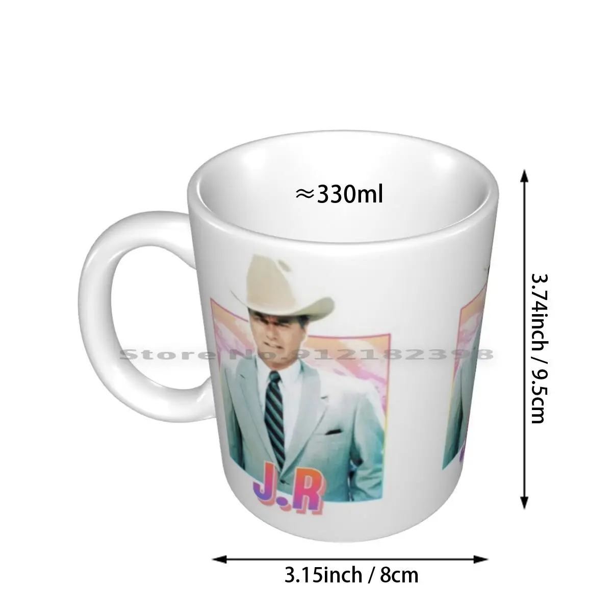 J.r Ewing-80s Ceramic Mugs Coffee Cups Milk Tea Mug Jr Ewing J R Ewing Dallas Tv Show Larry Hagman Creative Trending Vintage