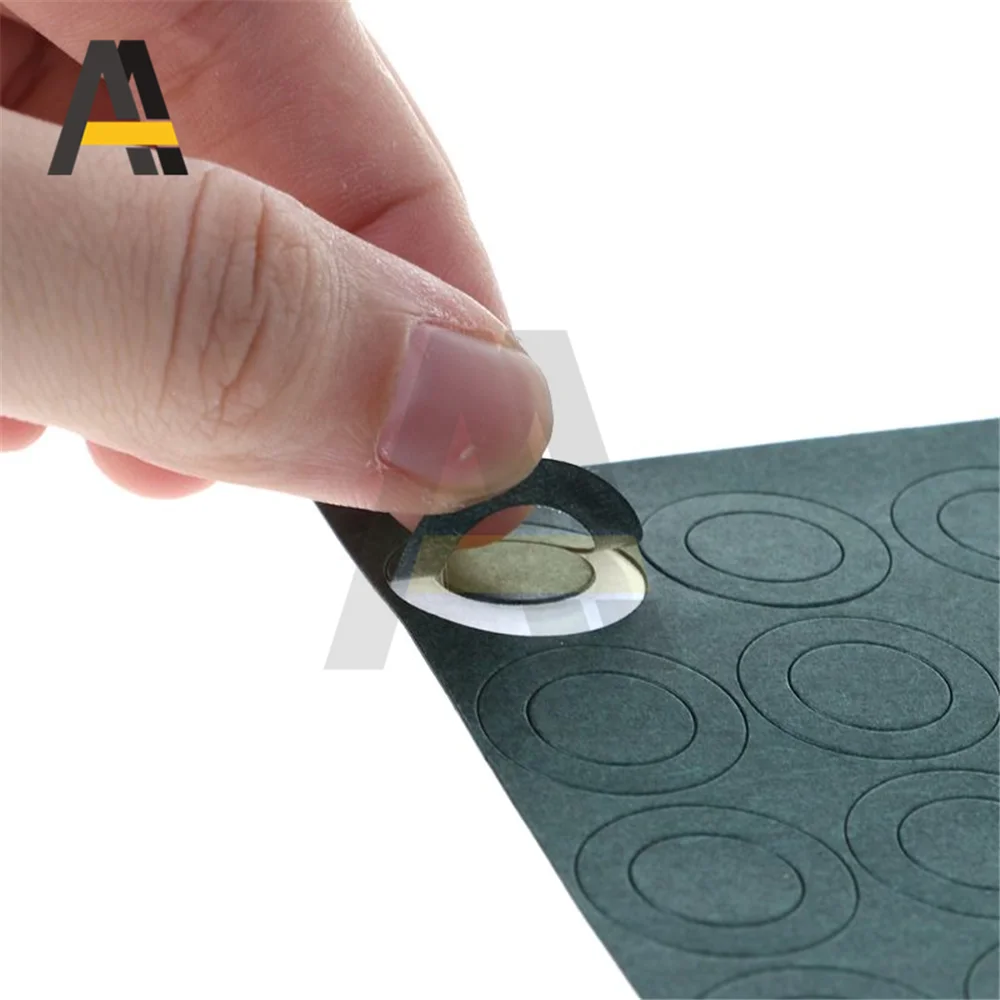 100pcs 18650 Lithium Battery Insulator Insulation Ring Adhesive Cardboard Paper for E-bike Battery Pack Electrode Insulated Pads