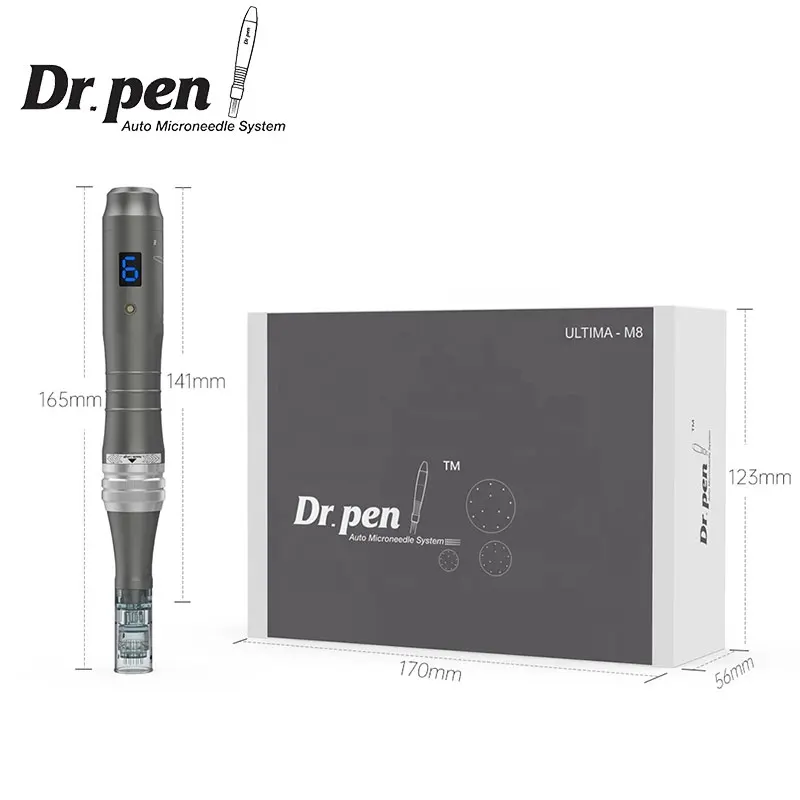 Dr.pen-Dermapen inalámbrico eléctrico Ultima M8, máquina de mesoterapia Profesional con microagujas para el cuidado de la piel Facial, Original