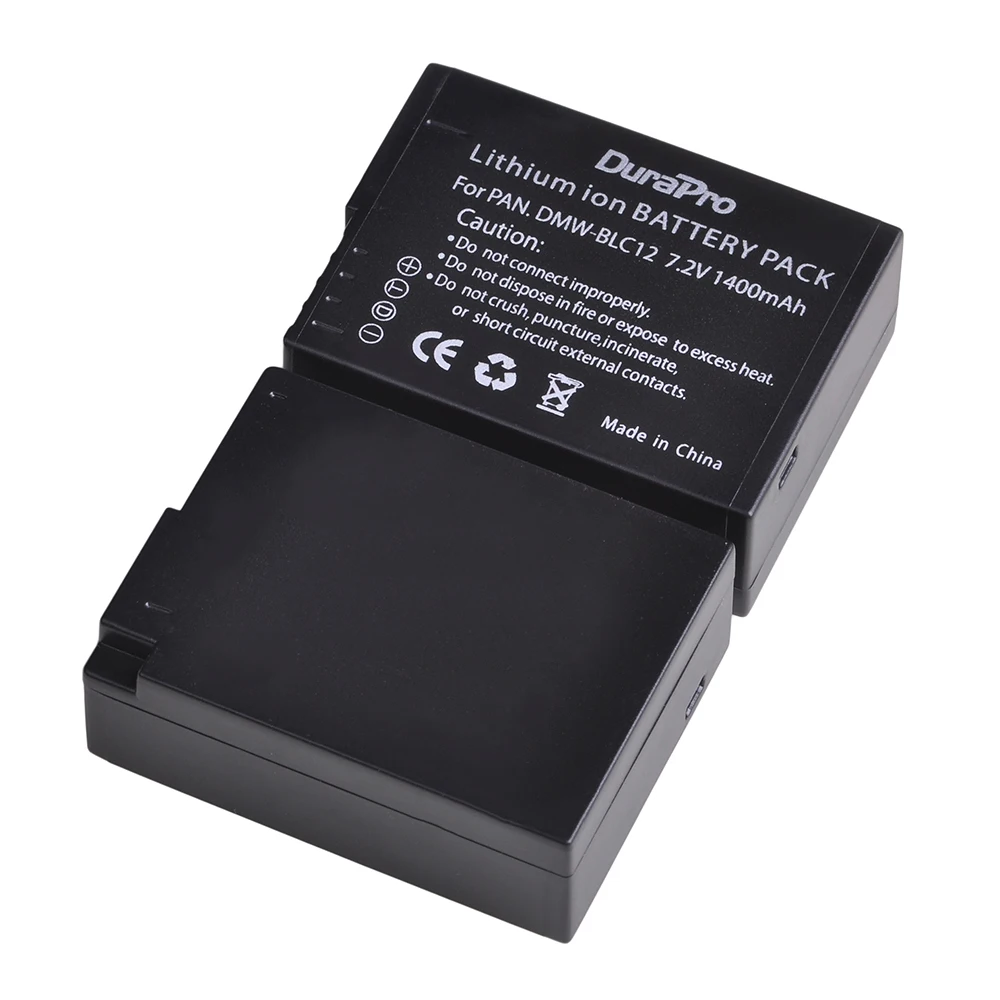 DMW-BLC12 DMW-BLC12E Battery with Charger for Panasonic Lumix DMC-G5 DMC-G6 DMC-G7 DMC-G85 DMC-GH2 DMC-GX8 DMC-FZ200 DMC-FZ1000