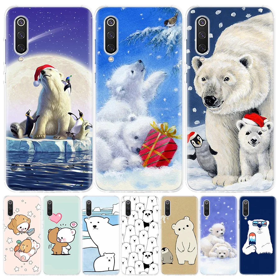 Polar Bear Newly Arrived Silicon Call Phone Case For Xiaomi Redmi Note 13 12 12S 11 11S 10 10S 11T 11E Pro Plus 9 9S 9T 8 8T 7 C