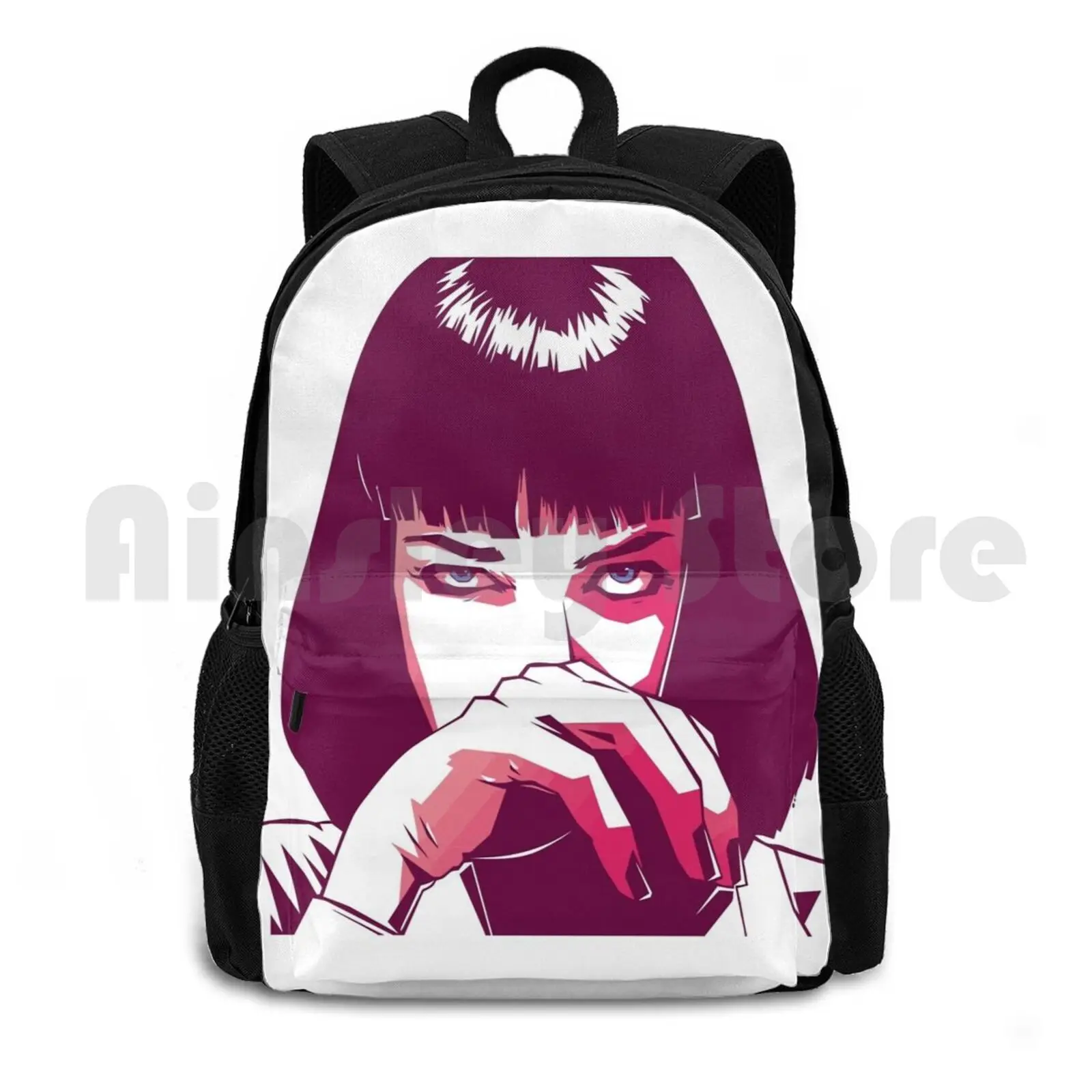 Mia Wallace Outdoor Hiking Backpack Waterproof Camping Travel Movie Cool