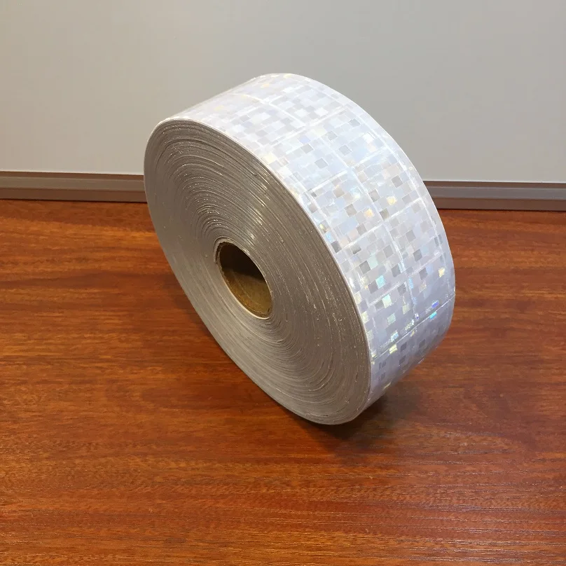 2-Zoll-fluoreszierender reflektierender Westenstreifen, hohe Sichtbarkeit, PVC-Band, Warnreflektor für Kleidung, Sicherheitsausrüstung – Detail 5