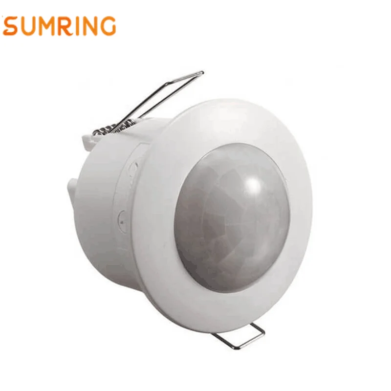 Pir Motion Detector Sensor Indoor 360 gegree Ceiling Mounted Mini 220v Switches Infrared Light Motion Sensor