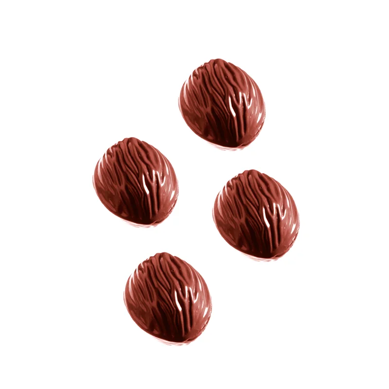 Pecan Shape Polycarbonate Chocolate Mold For Baking Candy Mold Confectionery Tool Bakeware Cake Mold