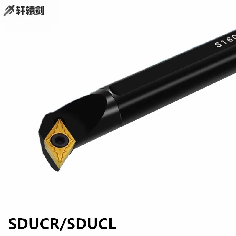1PC Internal Turning Tool S16Q SDUCL07 SDUCR07 SDUCL11 SDUCR1 Lathe Tool CNC Cutting Carbide Insert Boring Bar DCMT070204 DCMT