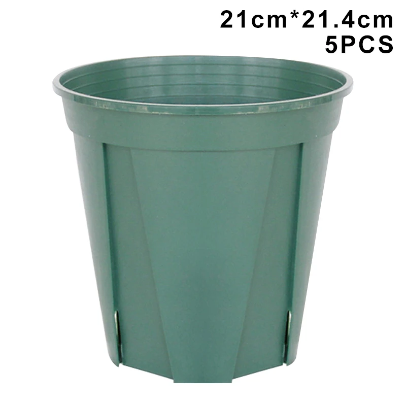 5/10/20pcs vasi per piante in plastica controllo delle radici vivaio piantina fioriera giardino vaso da fiori contenitore per davanzale, desktop, ripiano W