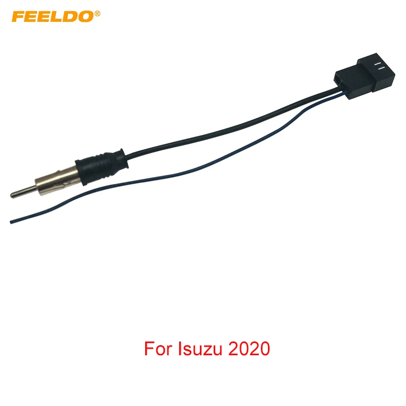 

FEELDO 20Pcs Car Radio Antenna Adapter With Power Supply Wire Cable For Isuzu 2020 Head Unit Stereo